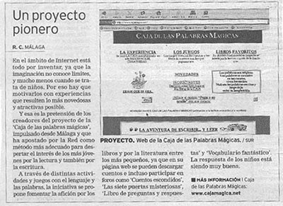 La CAJAMAGICA en Diario Sur